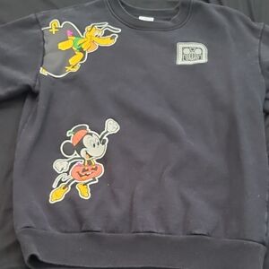 Disney Spirit Mickey Jersey Halloween Sweater Size Medium